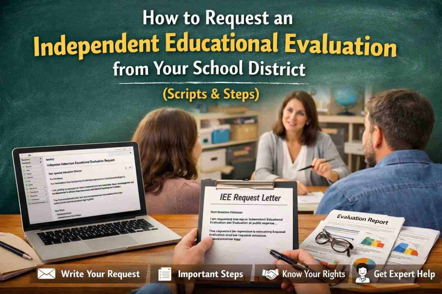 How to Request an Independent Educational Evaluation from Your School District (Scripts & Steps)