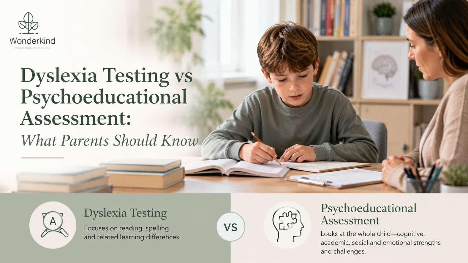Dyslexia Testing vs Psychoeducational Assessment: What Parents Should Know